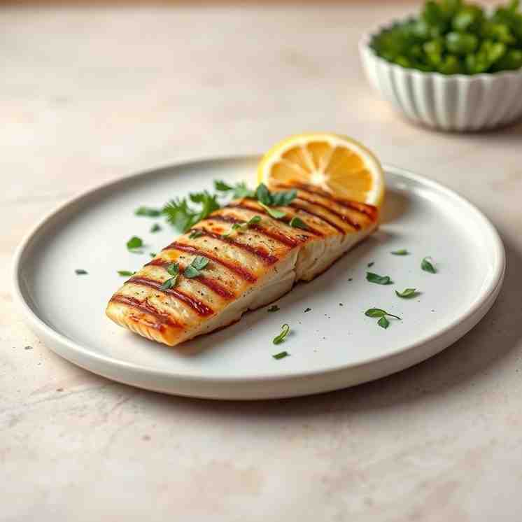 Easy Grilled Fish for One - Healthy Oven-Cooked Meal